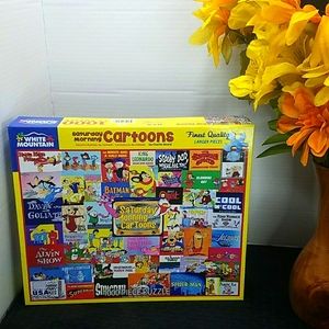 Vintage Nostalgic Saturday Morning Cartoons Jigsaw Puzzle 1000 Piece Puzzle Toy